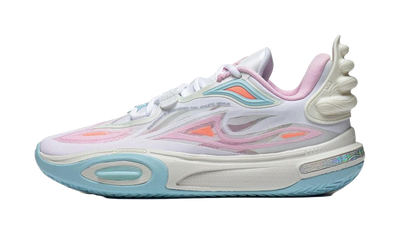 Li Ning All City 11 V2 Kids  Youth Basketball Shoes Mens Low top White Blue Pink  VJSNEAKER