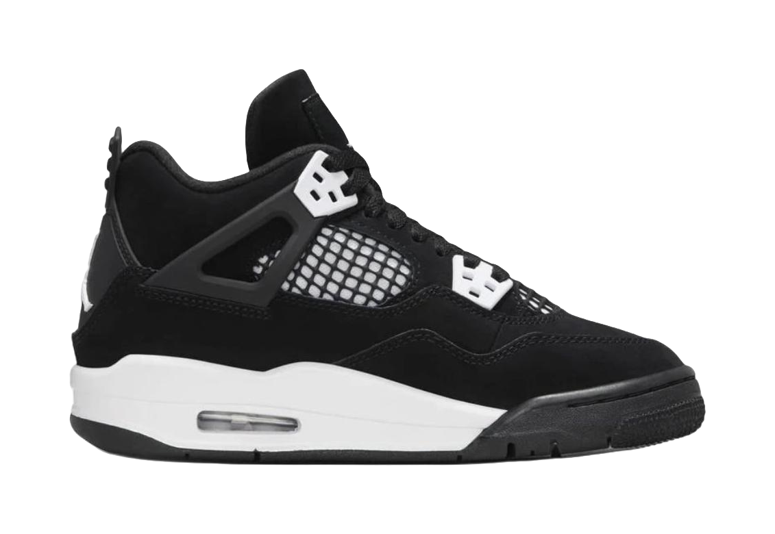 Jordan 4 Retro White Thunder GS  vjsneaker.com