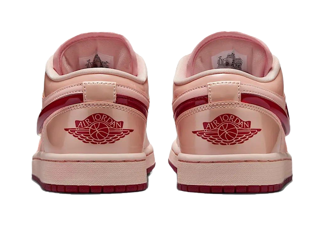 Jordan 1 Low Patent Valentines Day Womens  vjsneaker.com