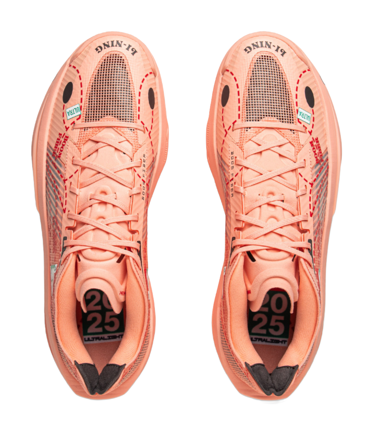 Li Ning ULTRALIGHT Basketball Shoes Mens Low top Immortal Peach Pink  VJSNEAKER