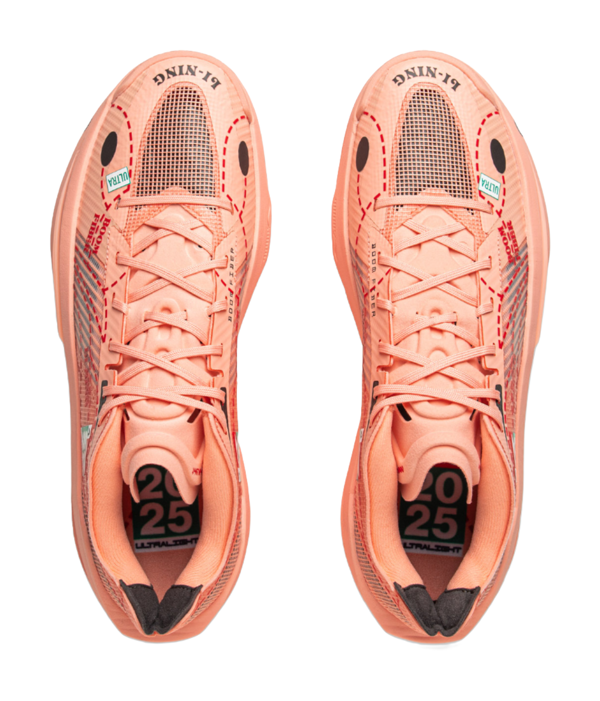 Li Ning ULTRALIGHT Basketball Shoes Mens Low top Immortal Peach Pink  VJSNEAKER