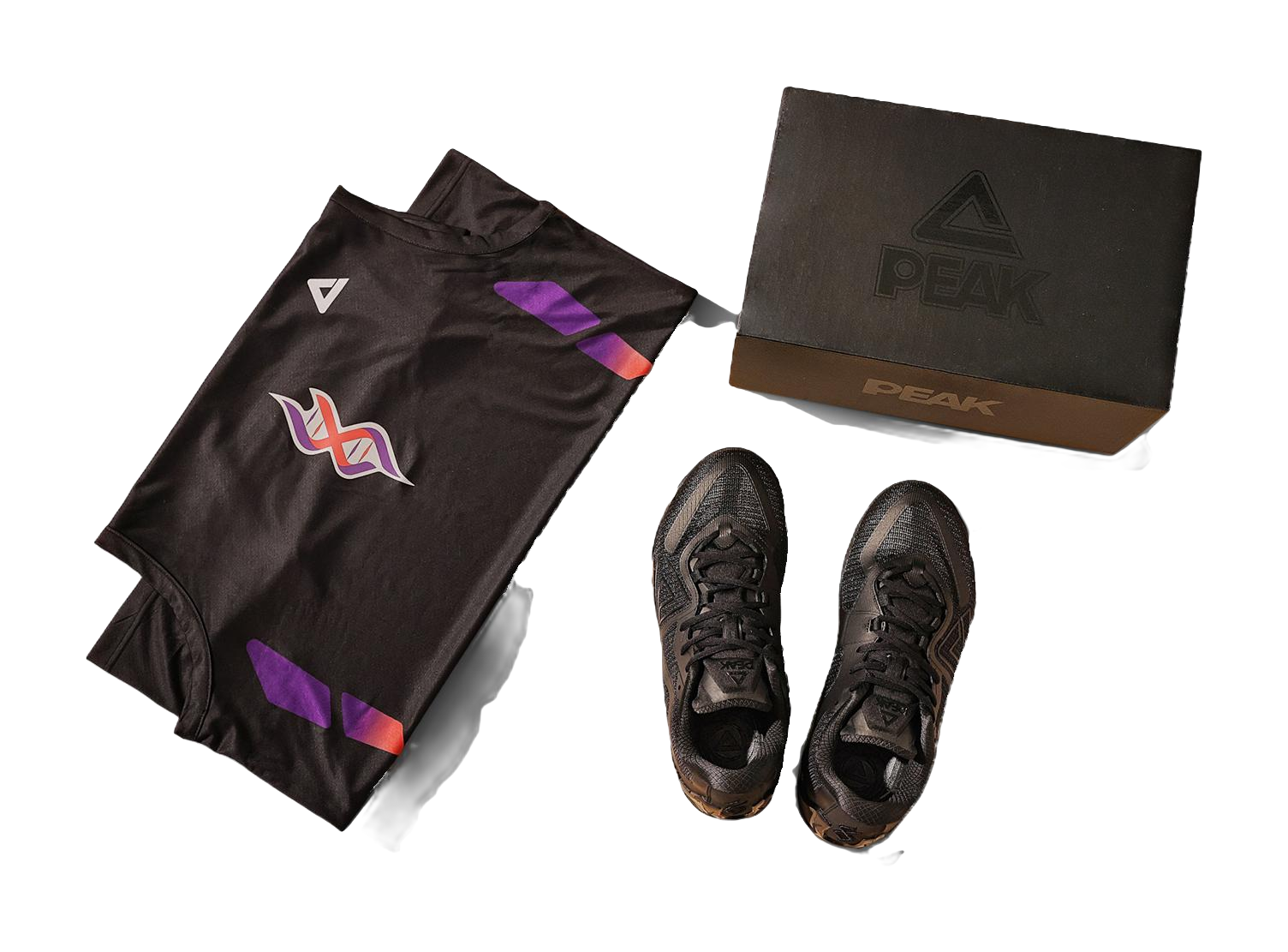 PEAK Wu Shuang Supreme "Black Warrior" Gift Box DA521001 - Basketball Shoe Unisex Black