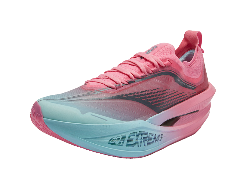 361° Feidiao Future 2.0 Shock Absorbers Slip Resistant Breathable Low Top Casual Running Shoes Unisex Blue Pink 