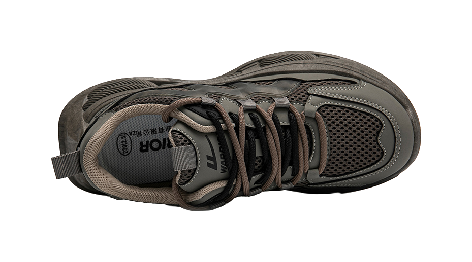 WARRIOR Chunky Sneakers Unisex Low top Gray 
