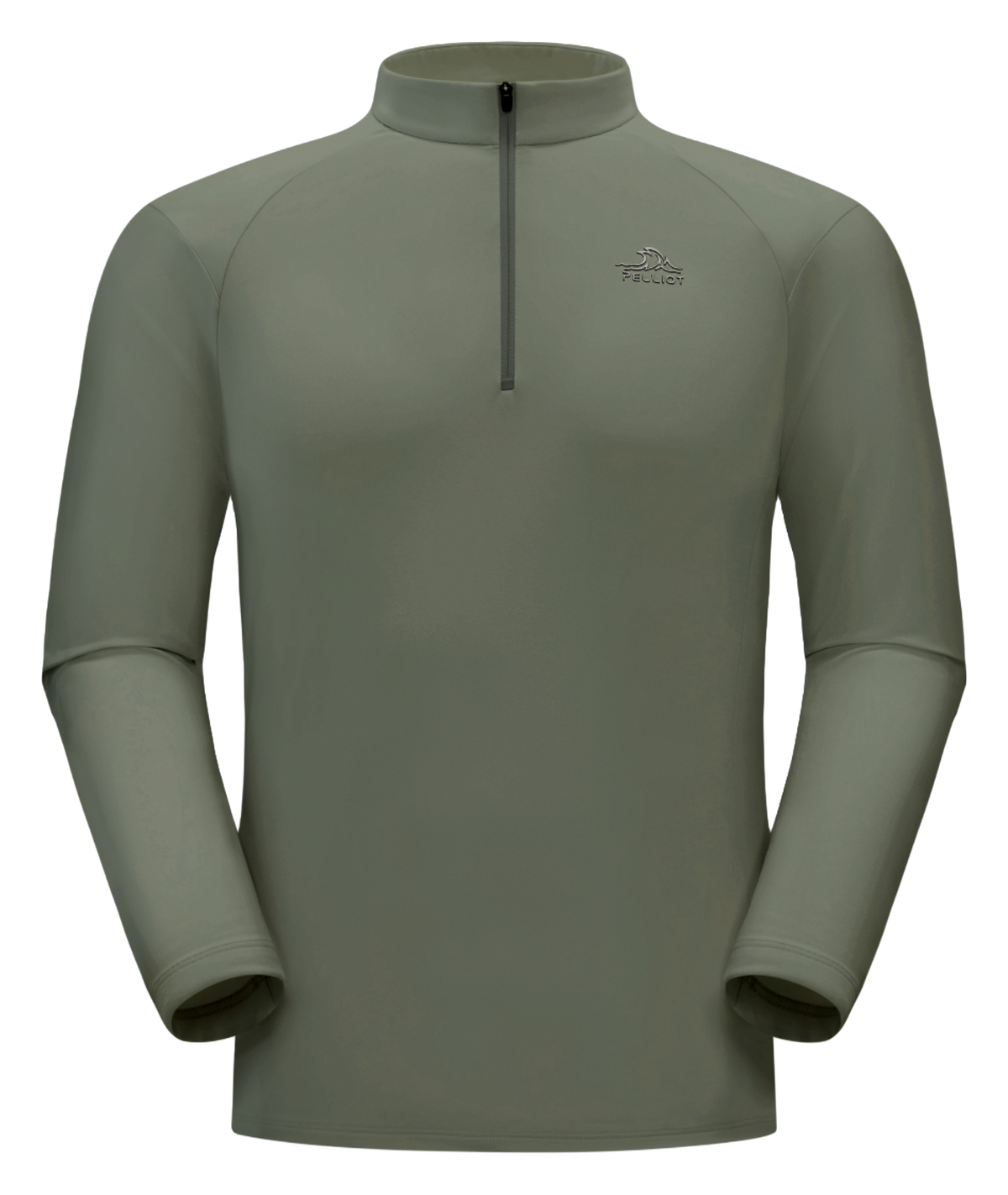 Boxi and PELLIOT Outdoor Cycling Plush Leisure Sports Warm Silver Ion Antibacterial Mountaineering Half Zipper Stand up Collar Top Lightweight, Comfortable, Fashionable, Versatile, Daily Commuter Long Sleeve Hoodie T-shirt for Men  vjsneaker.com