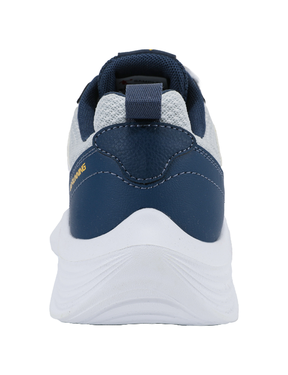 QIAODAN Light Run Speed Waterproof Low top Casual Running Shoes Men's Jordan White Gray Silver 