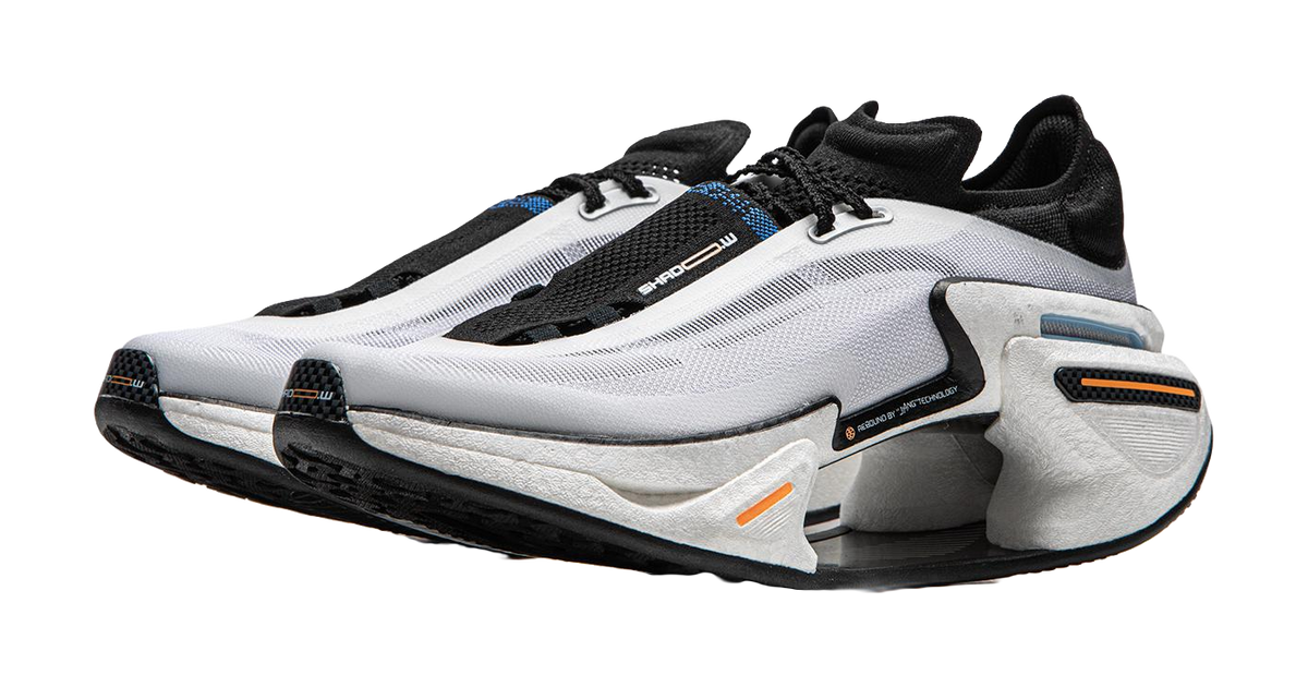 Li Ning Shadow 3.0 Low top CloudTec Long Distance Running Sprint Running Shoes Unisex Black White  VJsneaker