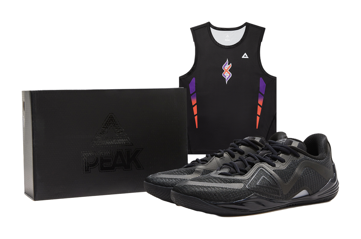 PEAK Wu Shuang Supreme "Black Warrior" Gift Box DA521001 - Basketball Shoe Unisex Black