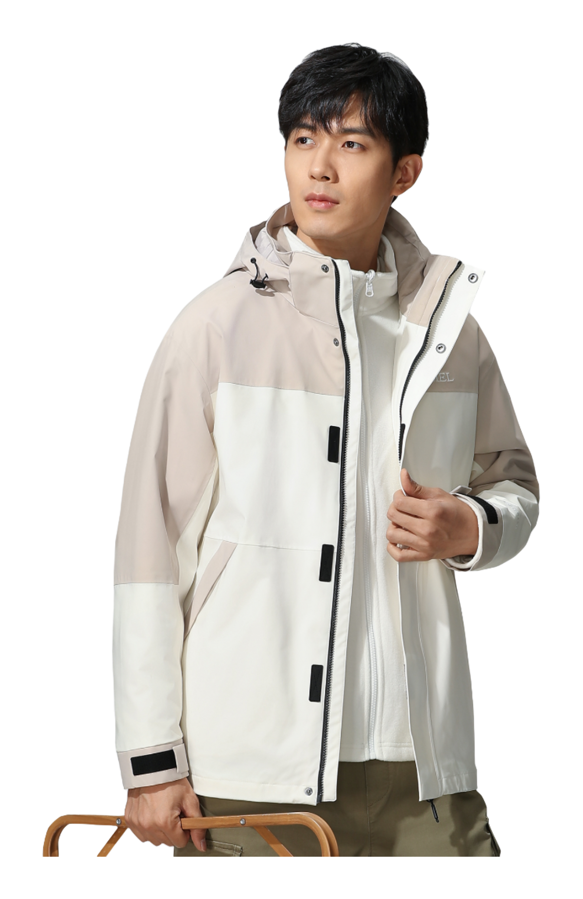 CAMEL Hiking Outdoor Adventure Waterproof, Windproof, Breathable, Abrasion Resistant, Thermal Windbreaker Jacket Unisex  vjsneaker.com