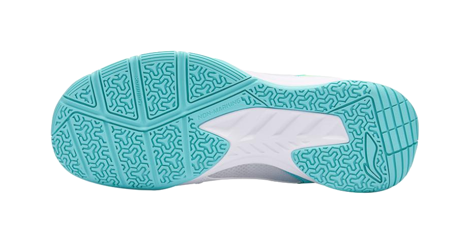 Li-Ning Light Feather Rocket 1.0 "White Green" AYTS034-1 - Badminton Shoe Unisex