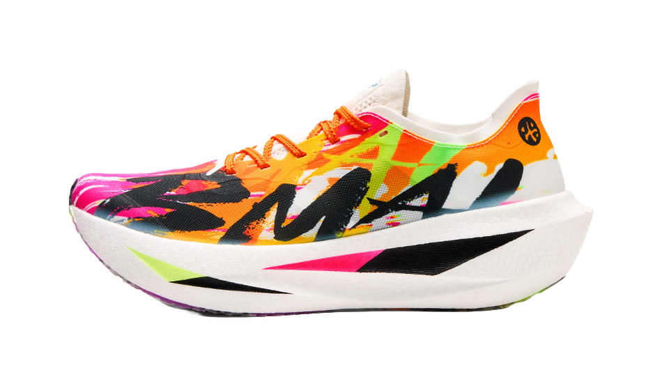 BMAI Carbon Fly 2.0 (Jingtan Fly 2.0) "Color Training" XRML005-3 - Low Running Shoe Unisex White Pink Green
