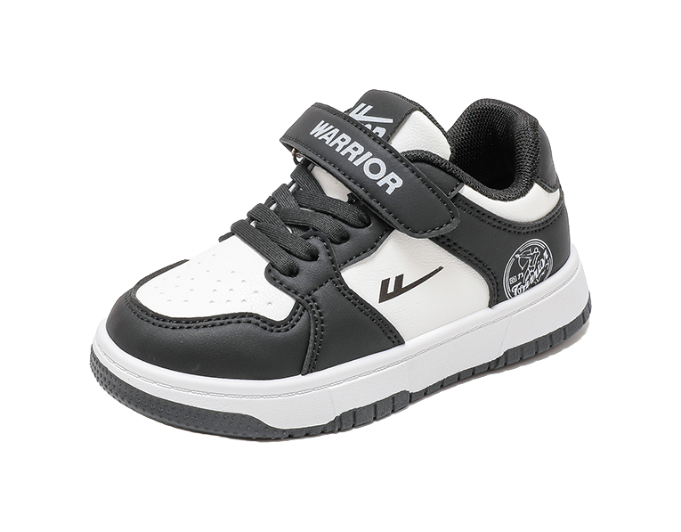Warrior Boys Athletic Shoes Aj Breathable Lightweight Cushioning Low top Skateboard Shoes Kids 