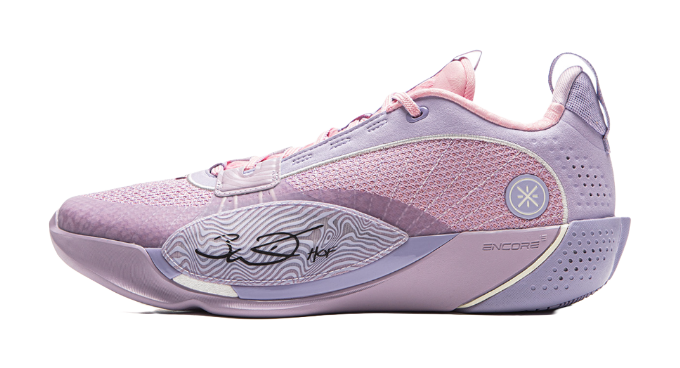 LiNing Wade All City 13ENCORE Shock Absorbers Slip Resistant Abrasion Resistant Low top Basketball Shoes Mens Purple  VJSNEAKER