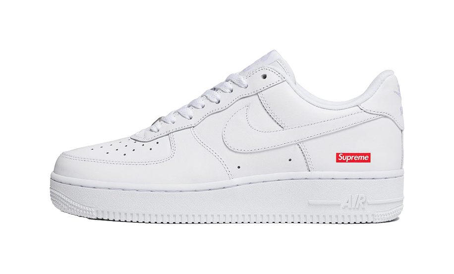 Nike X Supreme Air Force 1 Low Box Logo White  VJSNEAKER
