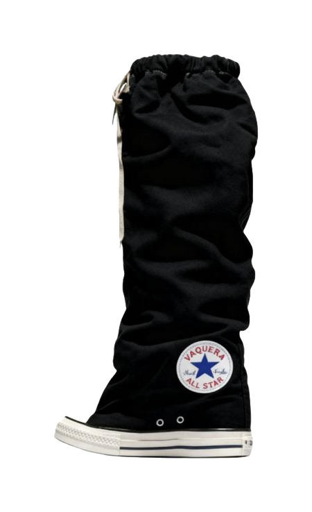 Chuck Taylor All Star Vaquera x Chuck Taylor All Star Wmns Converse XXXHi Slouch Wedge Black Womens  vjsneaker.com