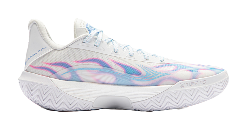 Li-Ning Jie Ao 3 V2 "Ice and Fire" ABFW007-4 - Outdoor Basketball Shoe Unisex White Red Blue