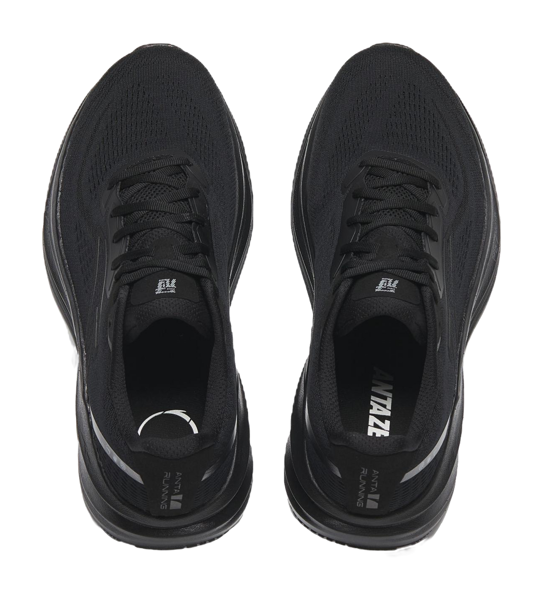 Anta Champion 4 Shock Absorbers Slip Resistant Low top Nitrogen Technology Casual Running Shoes Men's Black 