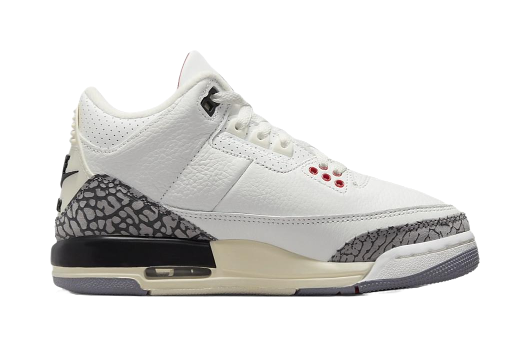 Jordan 3 Retro White Cement Reimagined GS  vjsneaker.com
