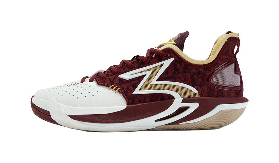 361° BIG3 6.0 Pro Steed Cushioning, Wear Resistant Low top Basketball Shoes Mens Black Cherry  VJSNEAKER