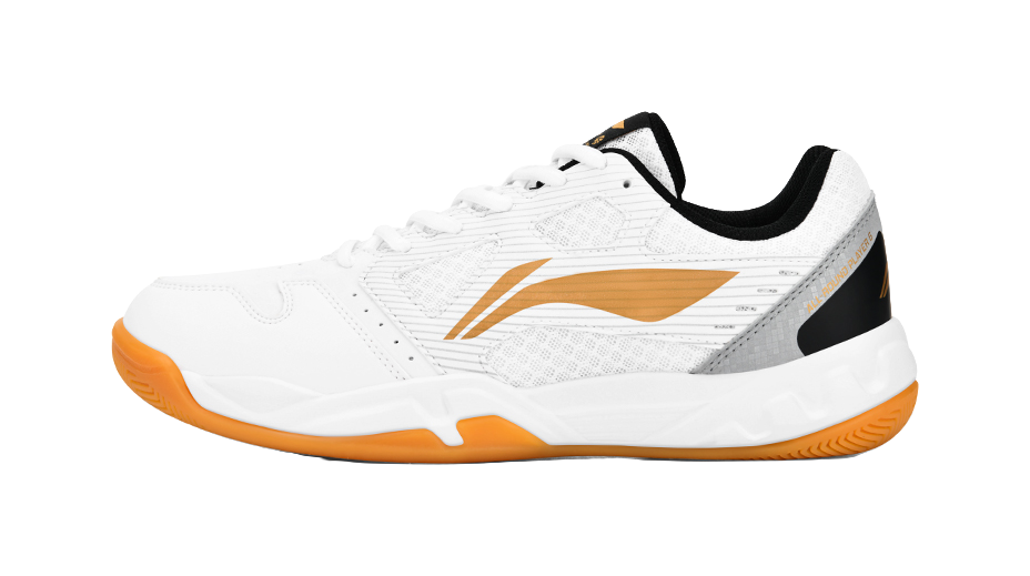 Li-Ning Light Feather Rocket Flash 2.0 "White/Gold" AYTT023-1 - Badminton Shoe Unisex