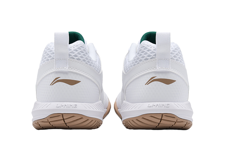 Li-Ning Light Feather Rocket 2.0 "White Brown" AYTU049-1 - Badminton Shoe Unisex