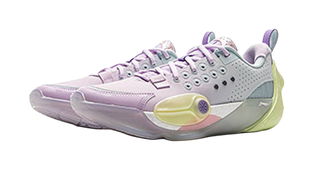 Li Ning Children's Basketball City 13 Comfortable, Versatile, Wear resistant, Low cut Children's Basketball Shoes Purple Unisex  VJSNEAKER