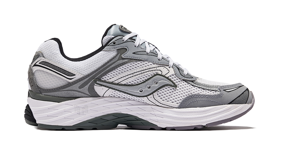 Saucony Low top Running Shoes Unisex White Gray  vjsneaker.com