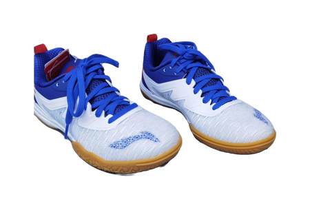Li-Ning Qilin 2.0 PE "Kirin" APPU007-1 - Table Tennis Shoe Unisex Standard White/Shadow Purple Blue