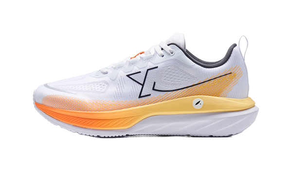 XTEP Cloud DC Anti Slip Wear Resistant Low Top Casual Running Shoes Men's White Orange 