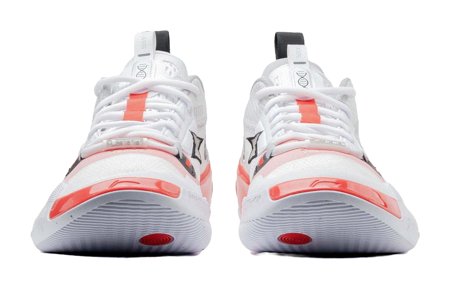 Li Ning Way Of Wade 10 Low Cushioning, Wear Resistant Low top Basketball Shoes Mens White Red  vjsneaker.com