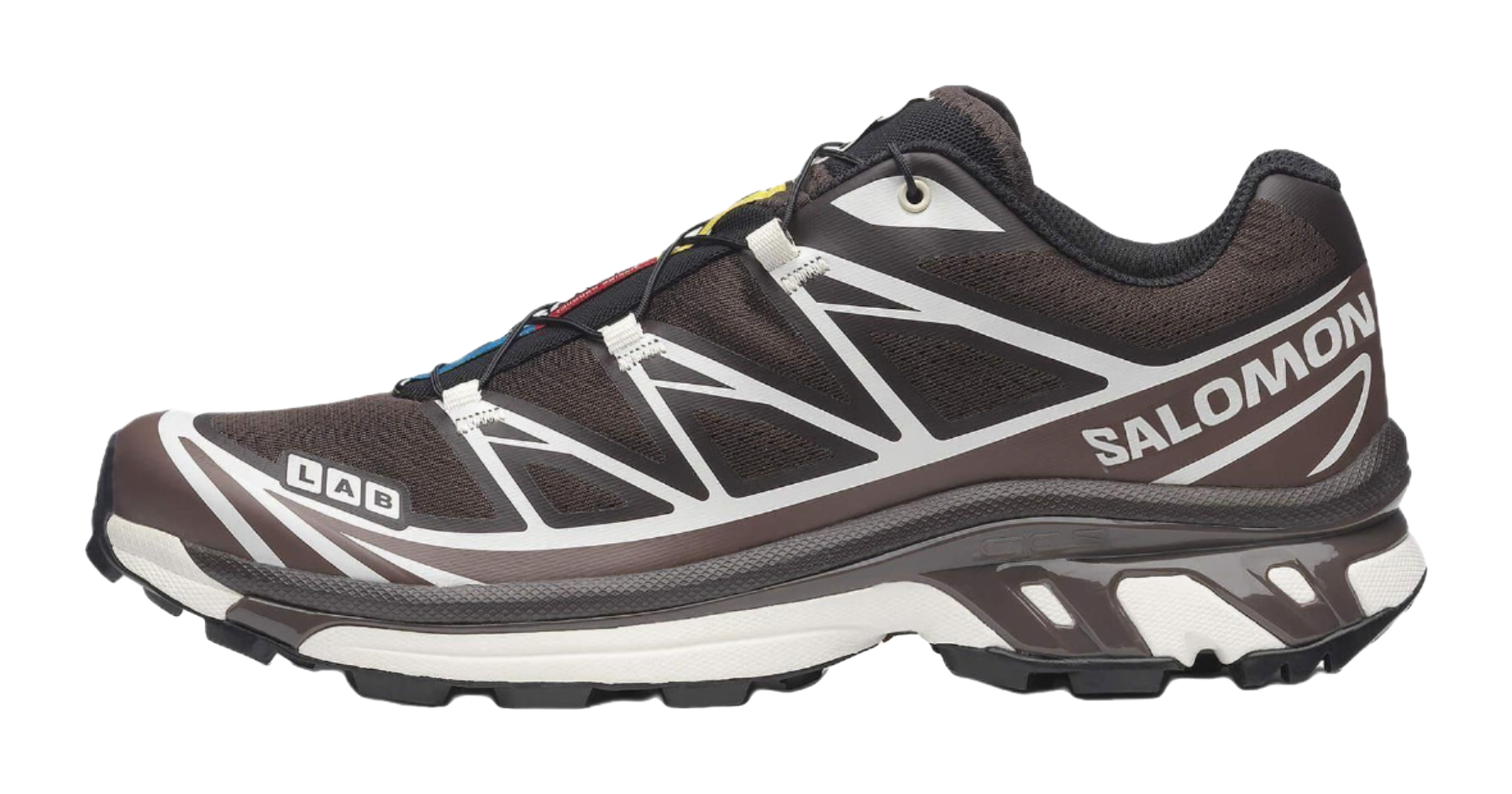 SALOMON XT 6 Cushioning Coverage Support Lightweight Running Shoes Mens Coffee Brown  vjsneaker.com