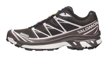SALOMON XT 6 Cushioning Coverage Support Lightweight Running Shoes Mens Coffee Brown  vjsneaker.com