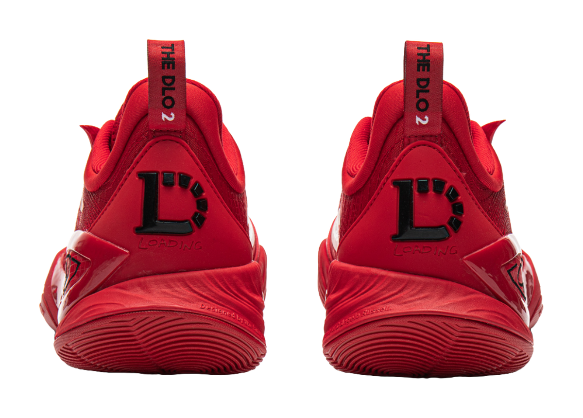 Li Ning DLO2 Low top Basketball Shoes Unisex Wealth Red