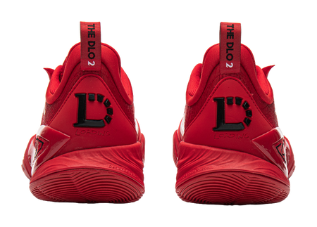 Li Ning DLO2 Low top Basketball Shoes Unisex Wealth Red