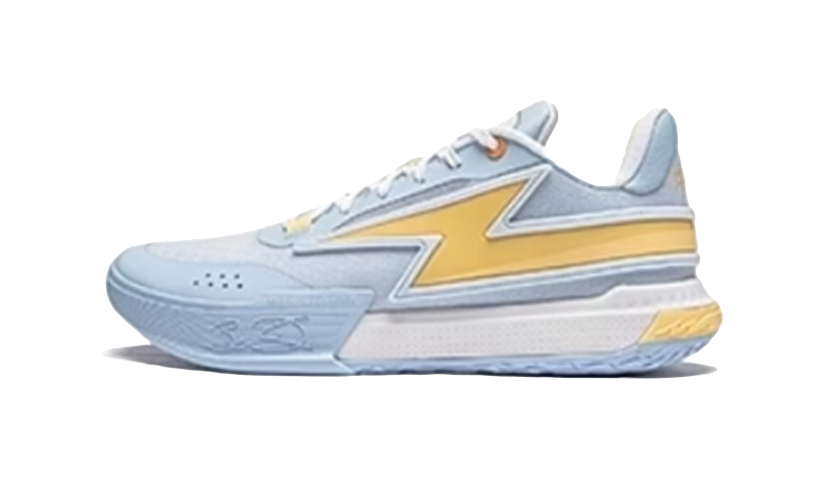 LiNing Son Of Flash Cushioned Slip-Resistant Low-Top Basketball Shoes Mens Clear Sky Blue  VJSNEAKER