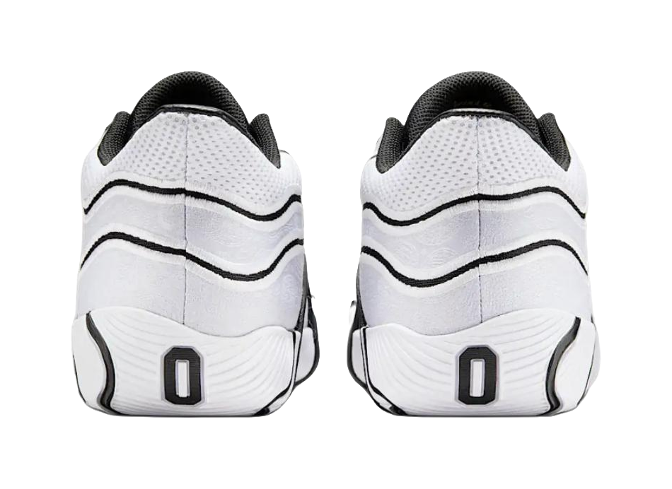 Jordan Tatum 3 Abrasion Resistant Mid Top Childrens Basketball Shoes White Black  vjsneaker.com