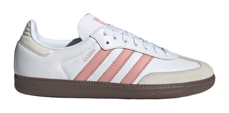 Samba Womens Adidas Originals Og White Wonder Mauve  vjsneaker.com