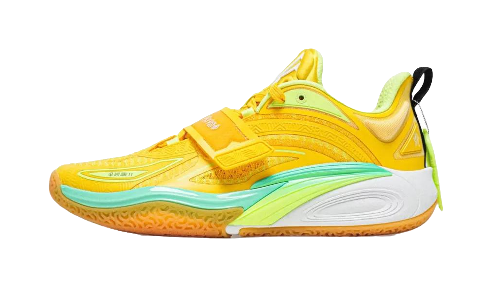 Anta KAI 1 "Playoffs Energy" 8124B1102S-1 - Kyrie Irving Basketball Shoe Unisex Neon Yellow Teal