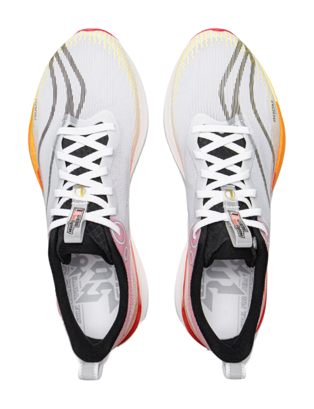 Lol X LINING Red Hare 8PRO Running Shoes Unisex Low top White Orange 