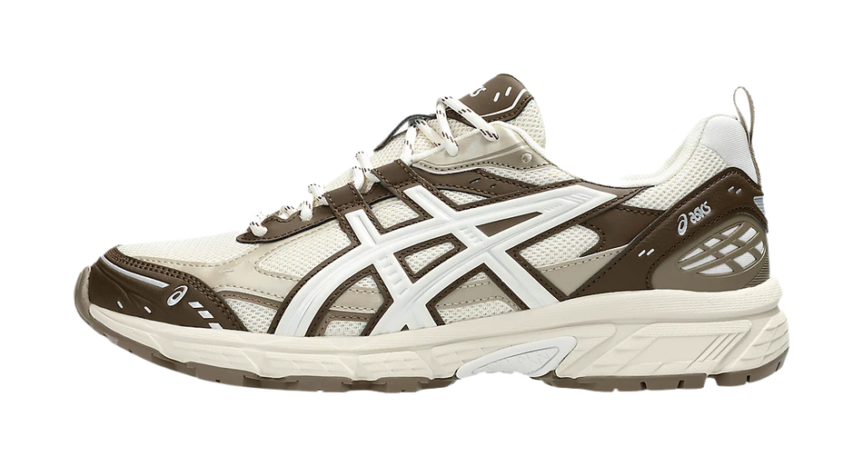 ASICS GEL NUNOBIKI Low top Chunky Sneakers Unisex Cream White Brown  VJSNEAKER