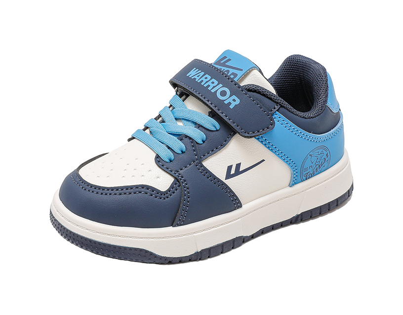 Warrior Boys Athletic Shoes Aj Breathable Lightweight Cushioning Low top Skateboard Shoes Kids 