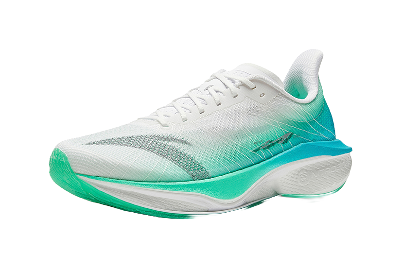 Anta Mach 4Pro V2 Slip Resistant, Breathable, And Resilient Low Top Casual Running Shoes Men's White Blue 