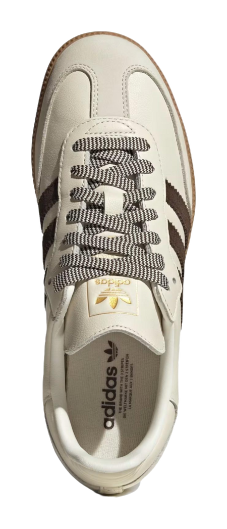 Adidas Womens Samba Og Off White Dark Brown  vjsneaker.com