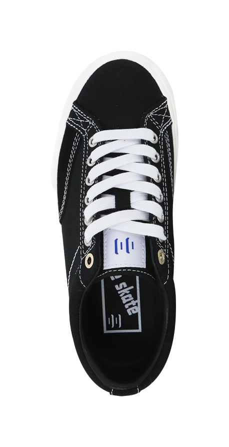 Ollieskate Slip Resistant Shock Absorbers Lightweight Low top Skateboard Shoes Unisex Black 