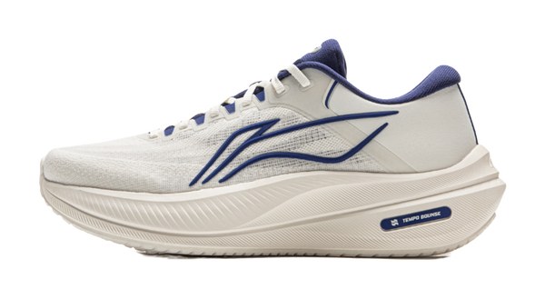 LiNing Yueying 5 Cushioning Abrasion Resistant Breathable Rebound Low top Running Shoes Men's Ivory 