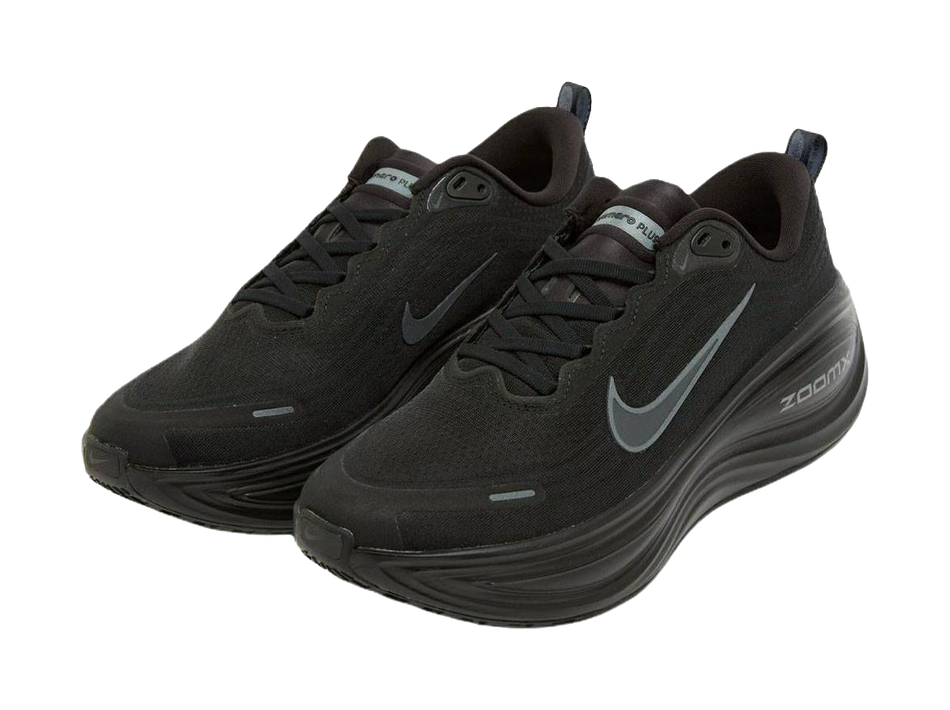 Nike Vomero Plus Slip Resistant Abrasion Resistant Low top Running Shoes Unisex Black  vjsneaker.com