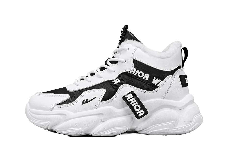 Warrior Cushioning And Breathable High top Chunky Sneakers Men's 