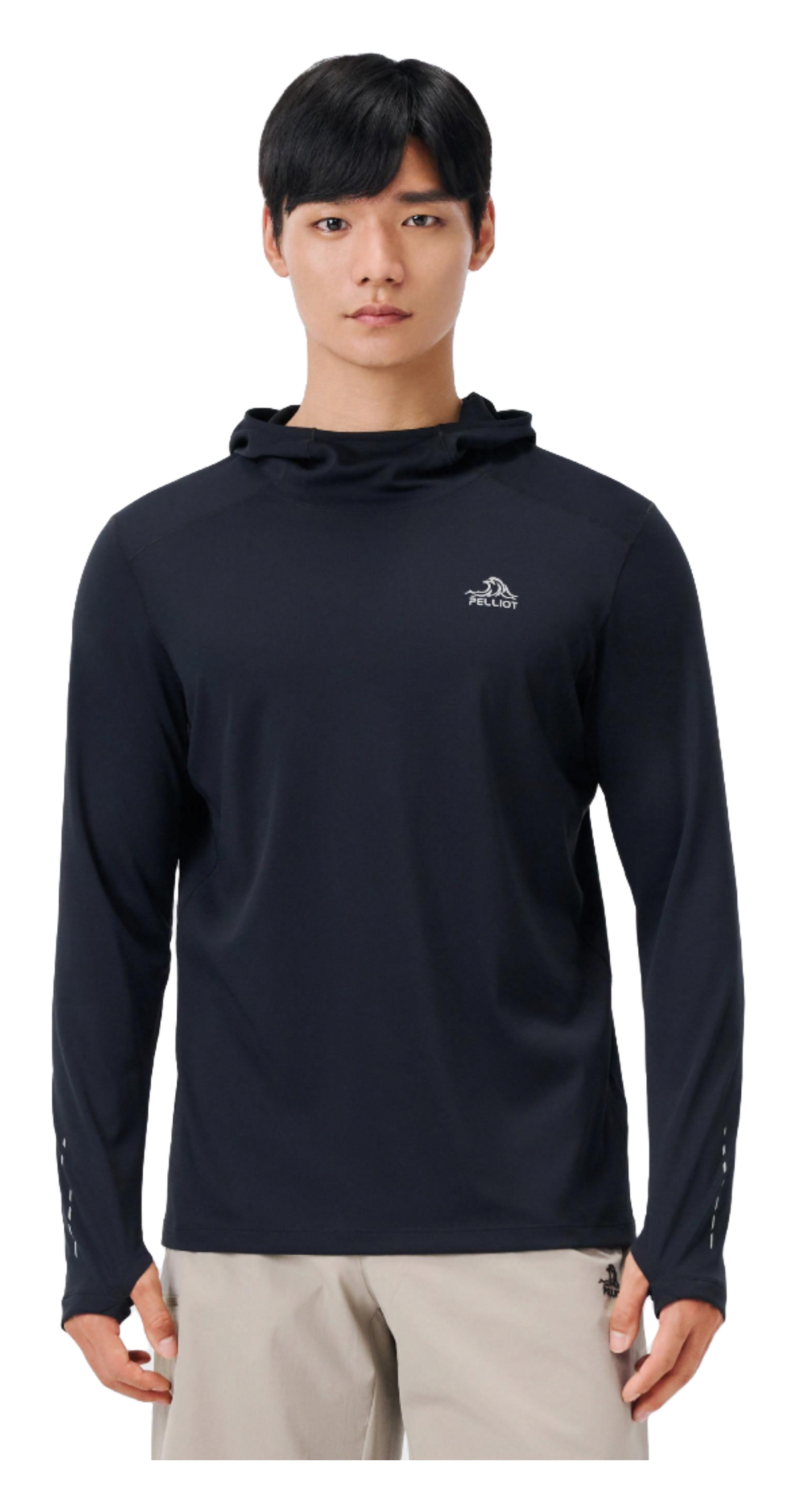 Boxi and PELLIOT City Outdoor Fast Drying Breathable Comfortable Antibacterial Running Fitness Clothing Sweat Absorbing and Moisture wicking Sports Top Bottom Versatile Long Sleeve Sweatshirt T-shirt for Men's Daily Commuting  vjsneaker.com