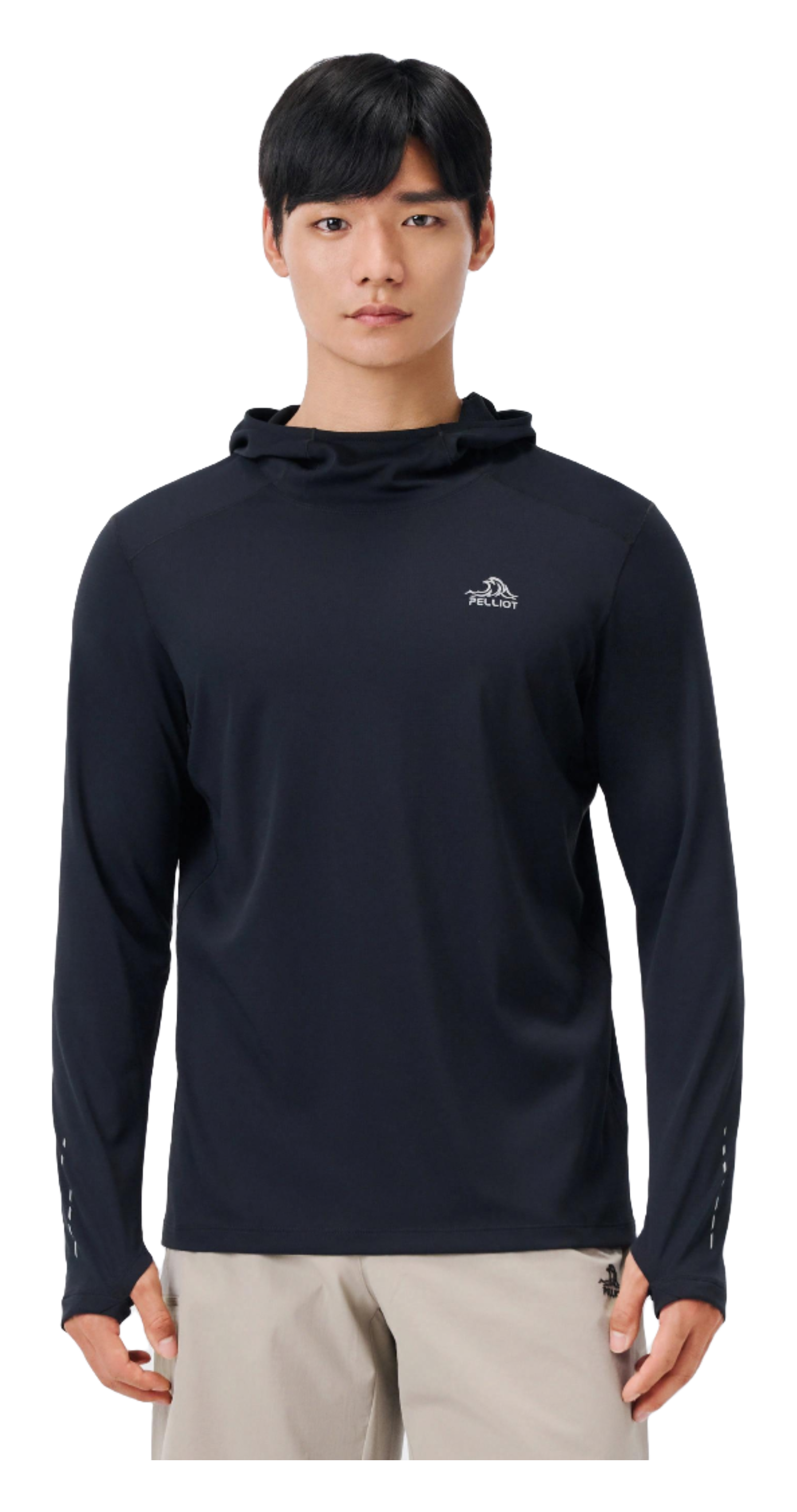 Boxi and PELLIOT City Outdoor Fast Drying Breathable Comfortable Antibacterial Running Fitness Clothing Sweat Absorbing and Moisture wicking Sports Top Bottom Versatile Long Sleeve Sweatshirt T-shirt for Men's Daily Commuting  vjsneaker.com