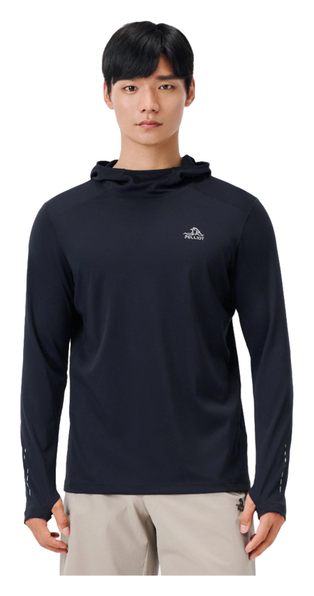 Boxi and PELLIOT City Outdoor Fast Drying Breathable Comfortable Antibacterial Running Fitness Clothing Sweat Absorbing and Moisture wicking Sports Top Bottom Versatile Long Sleeve Sweatshirt T-shirt for Men's Daily Commuting  vjsneaker.com